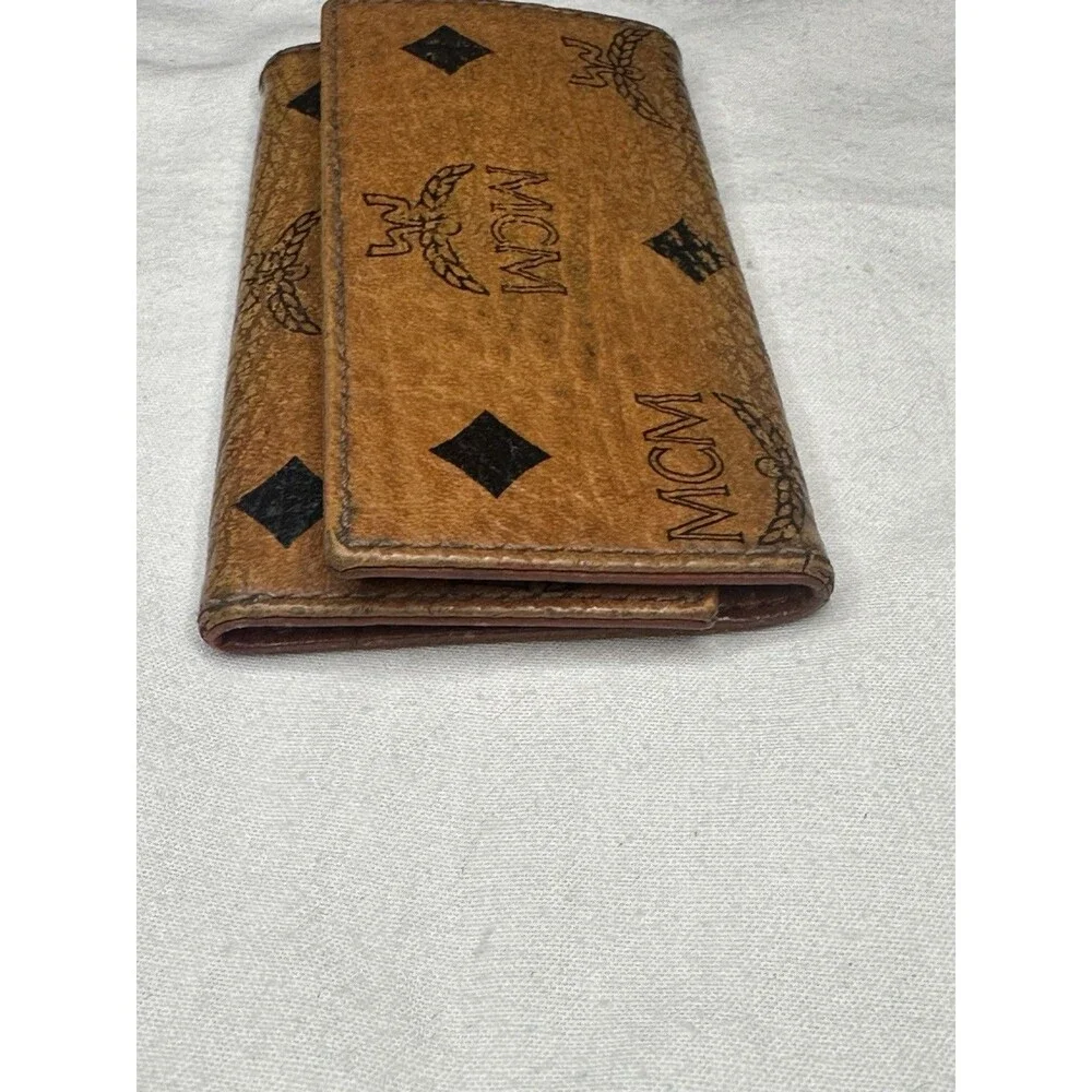 MCM Vintage brown monogram Key Holder